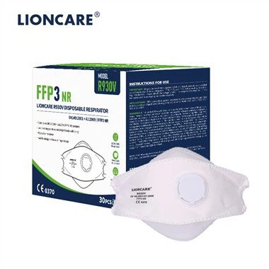 LIONCARE® fiskeformet FFP3 åndedrettsvern med ventil