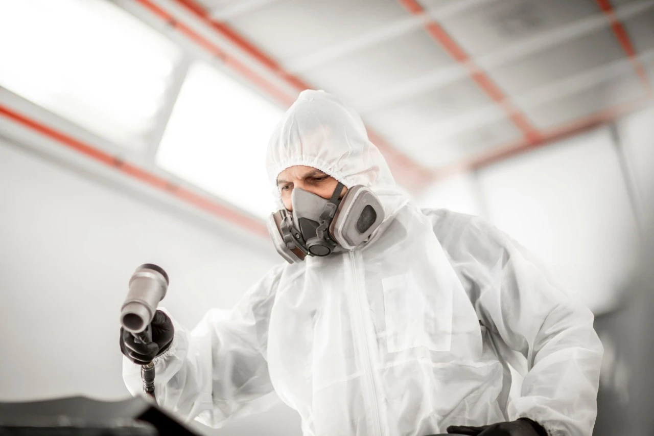 Disposable paint coverall Disposable paint coverall